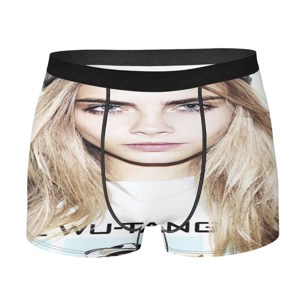 Cara Delevingne Fashion Model Star Men'S Boxer Briefs