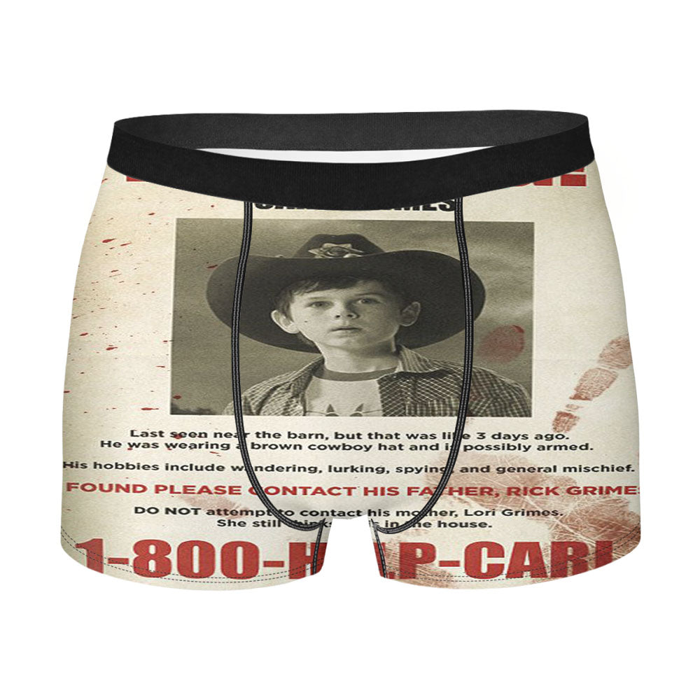 Carl Grimes Walking Dead Men'S Boxer Briefs