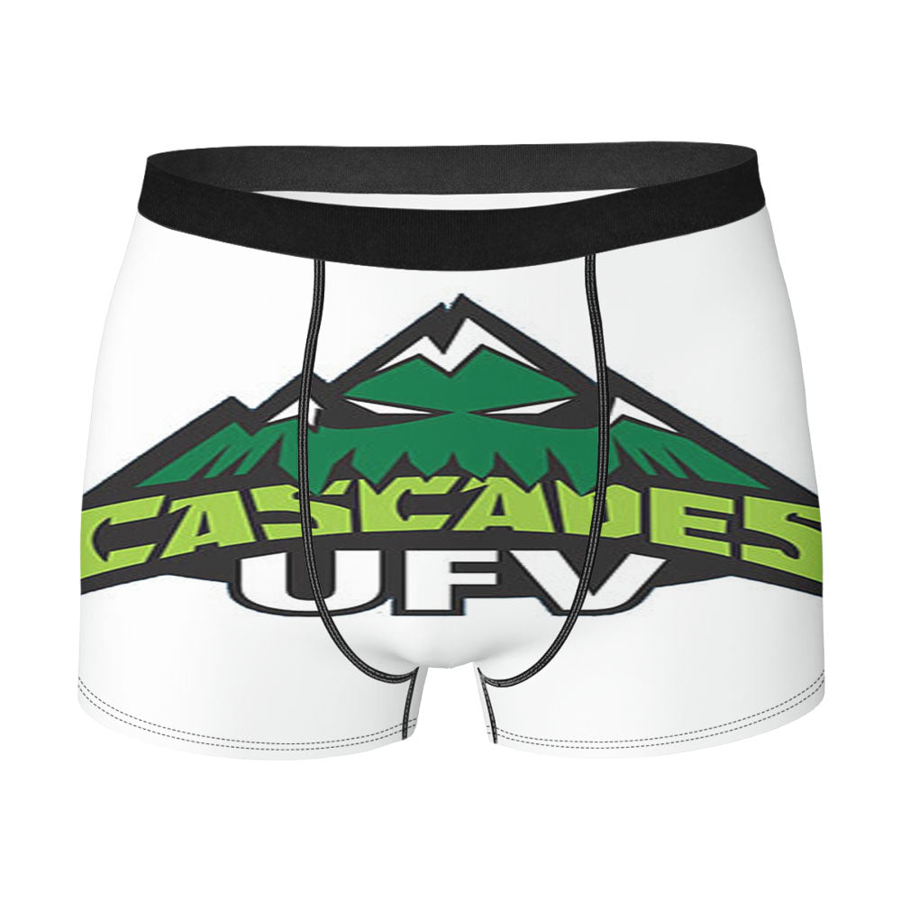 Cascades Ufv White Men'S Boxer Briefs