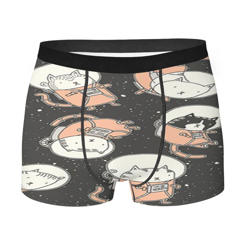 Cat Stronauts Prints Men'S Boxer Briefs