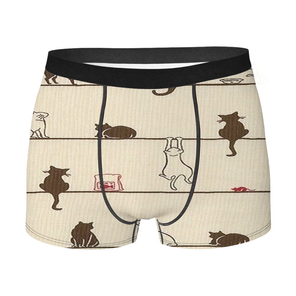 Cats Are Cute Men'S Boxer Briefs