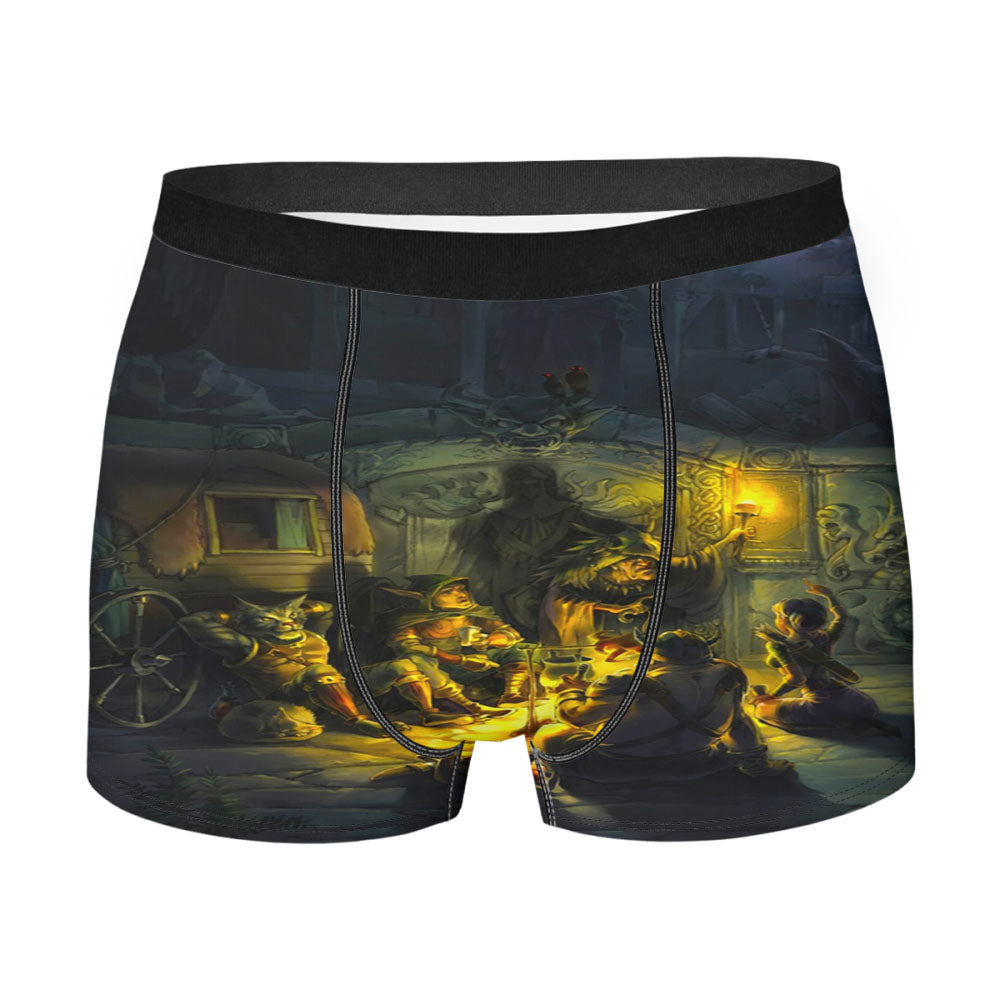 Cauldron Gharry Cat Elf Men'S Boxer Briefs