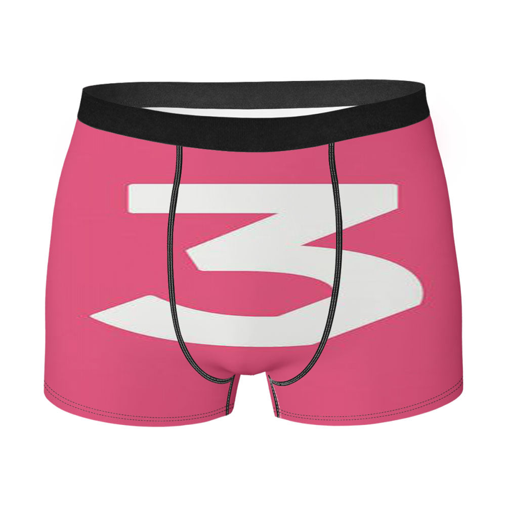 Chance 3 Pink Men'S Boxer Briefs
