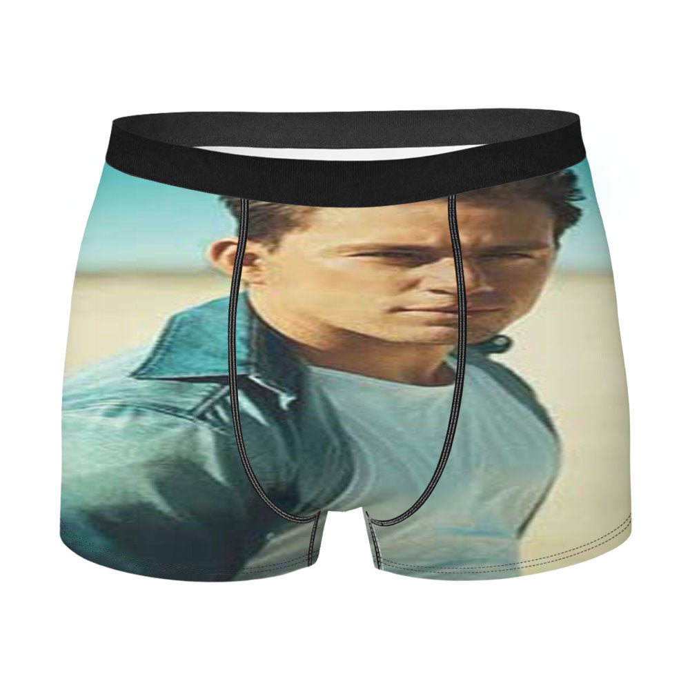 Channing Tatum Denim Shirt Men'S Boxer Briefs