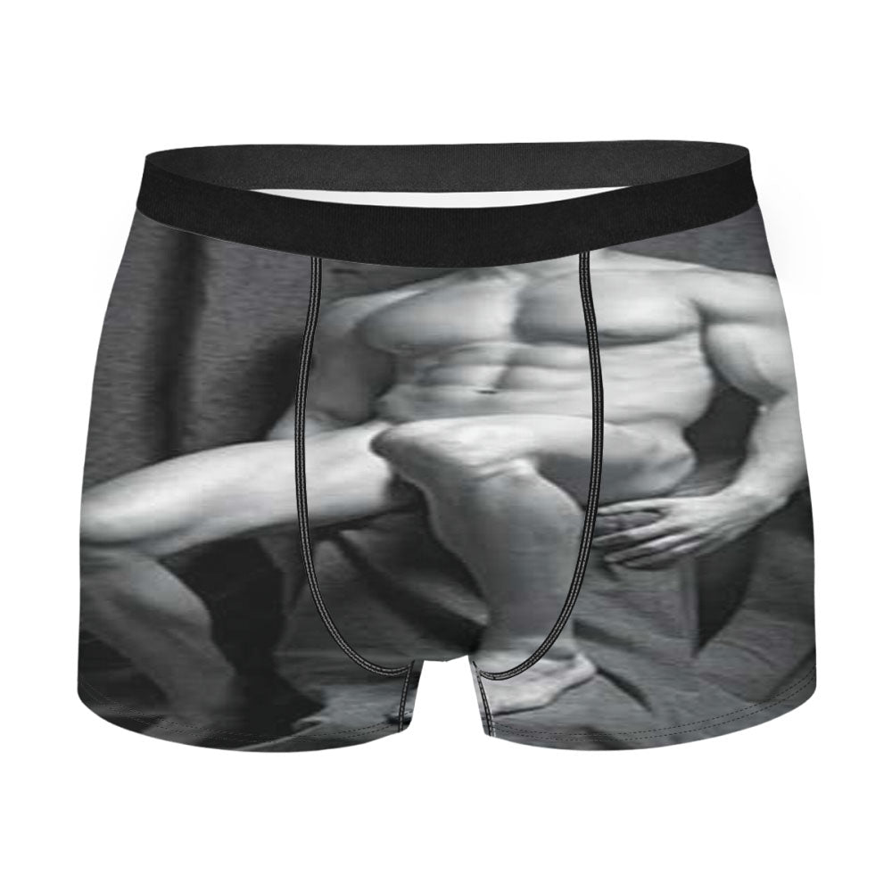 Channing Tatum Naked Grey Men'S Boxer Briefs