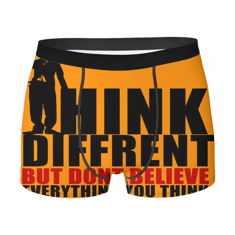 Chaplin Quote Men'S Boxer Briefs