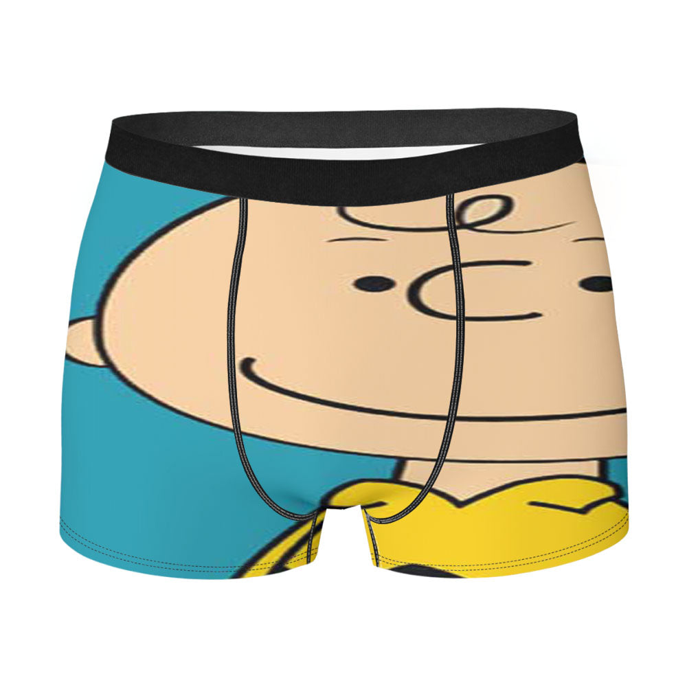Charlie Brown Blue Men'S Boxer Briefs