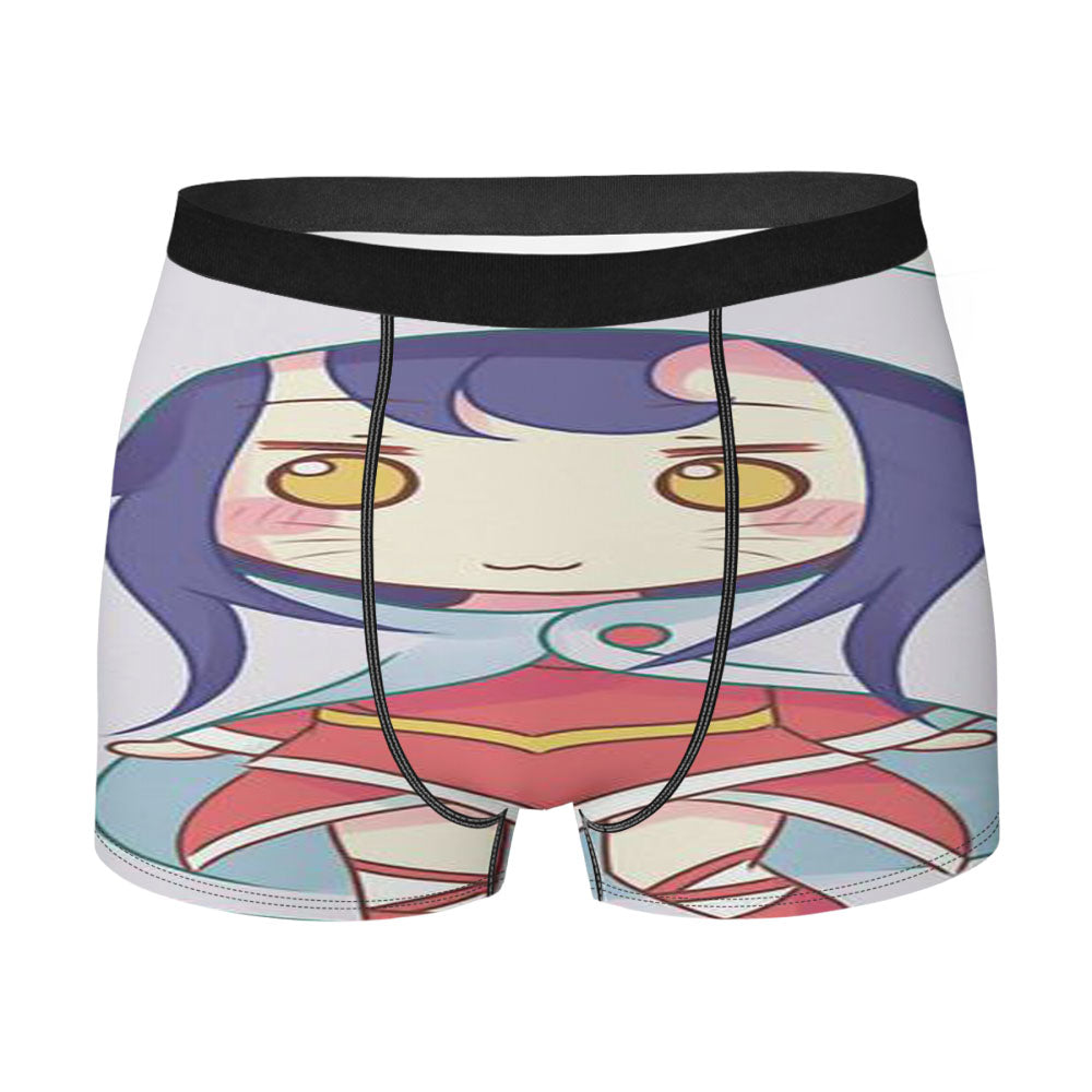 Chibi Ahri League Of Legends Men'S Boxer Briefs