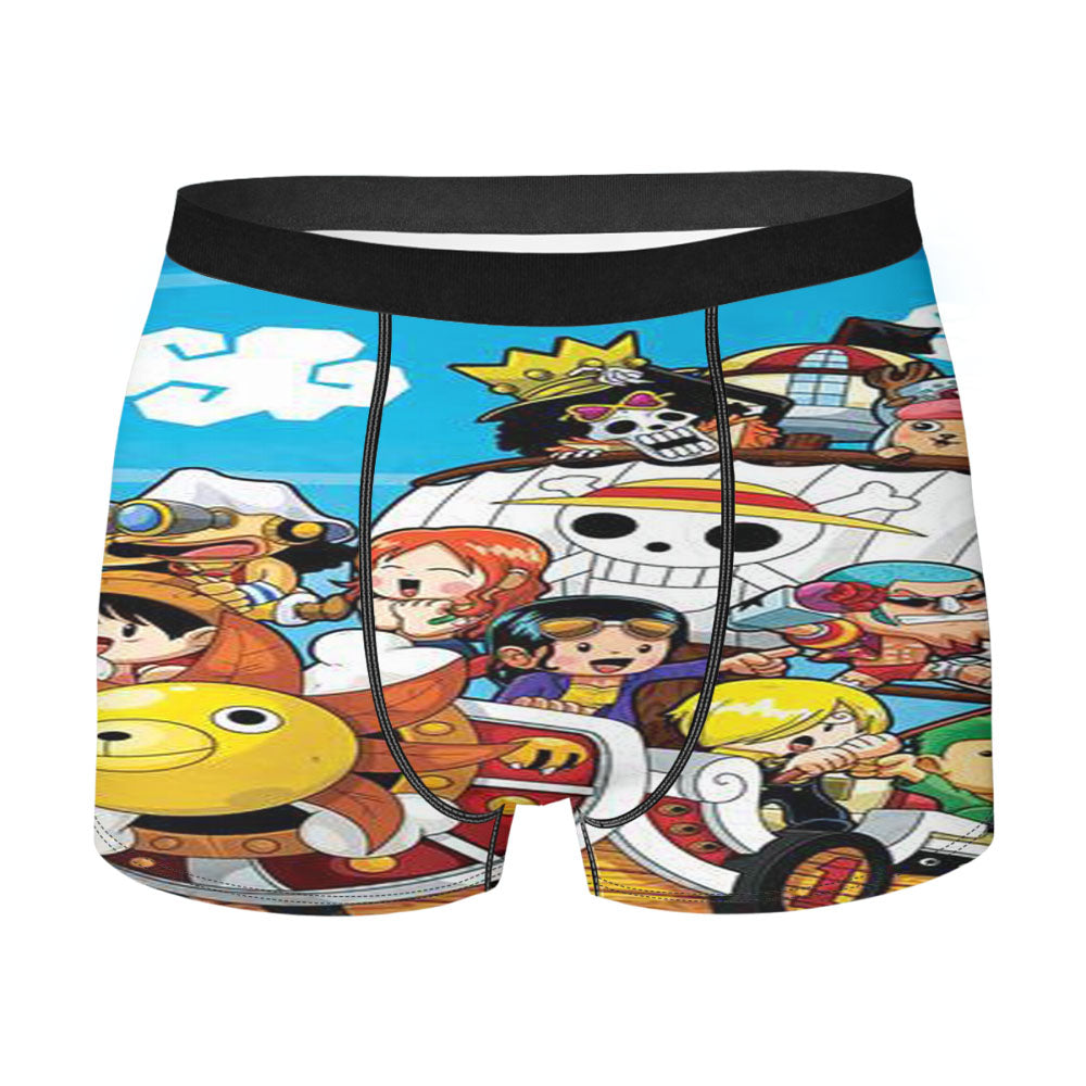 Chibi One Piece Men'S Boxer Briefs