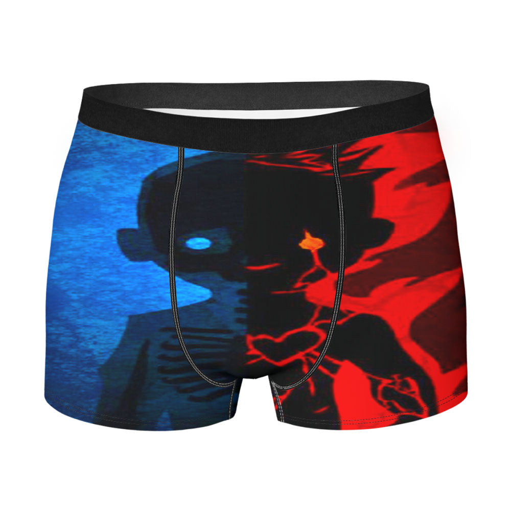 Child Red Blue Side Men'S Boxer Briefs