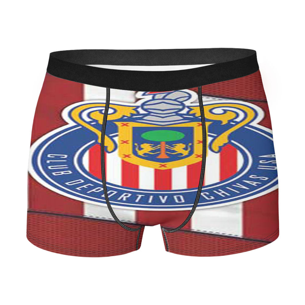 Chivas Fc Overlap Logo Men'S Boxer Briefs