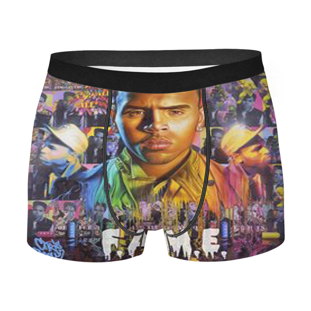 Chris Brown Fame Men'S Boxer Briefs