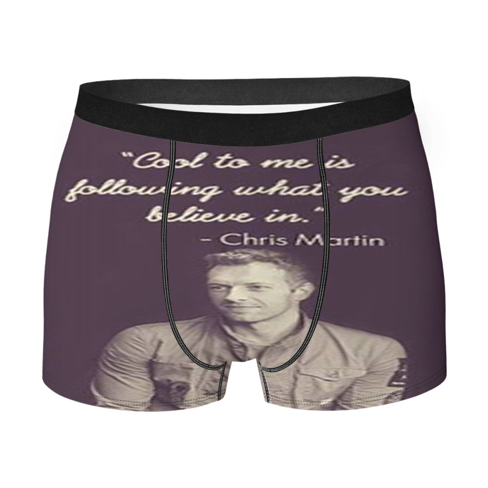 Chris Martin Quotes Men'S Boxer Briefs