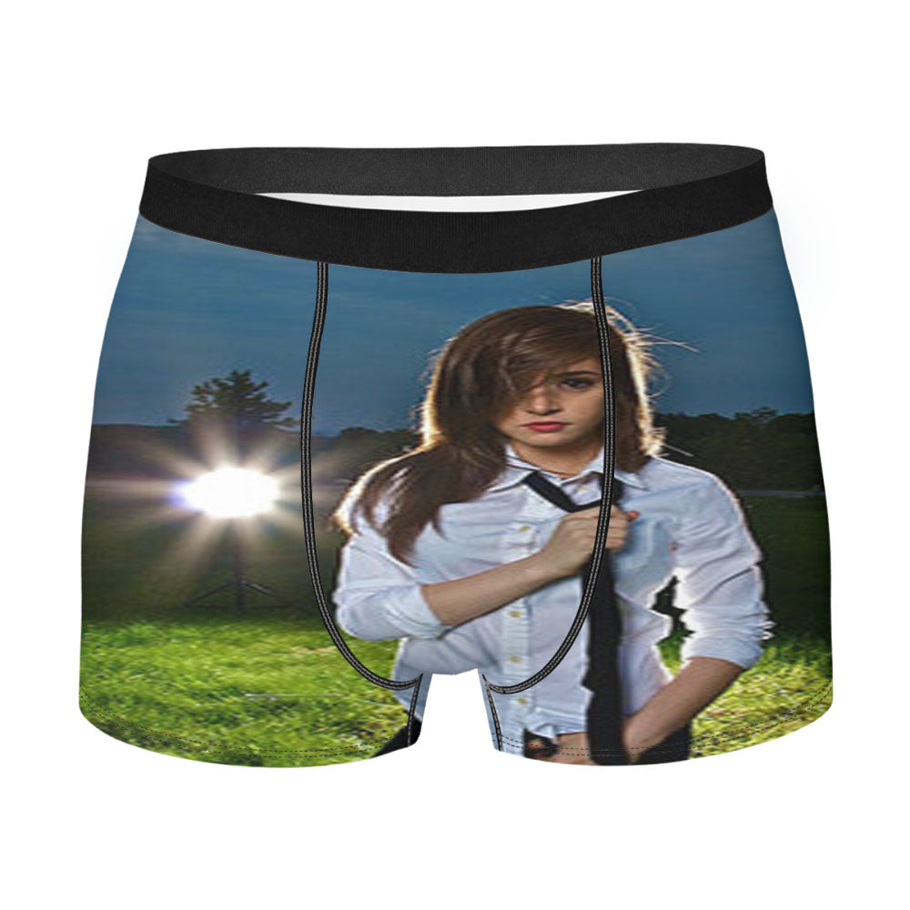 Chrisy Costanza With Black Tie Men'S Boxer Briefs