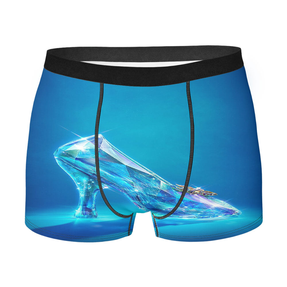Cinderella Crystal Shoes Men'S Boxer Briefs