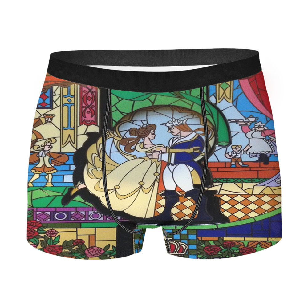Cinderella Glossy Galss Men'S Boxer Briefs