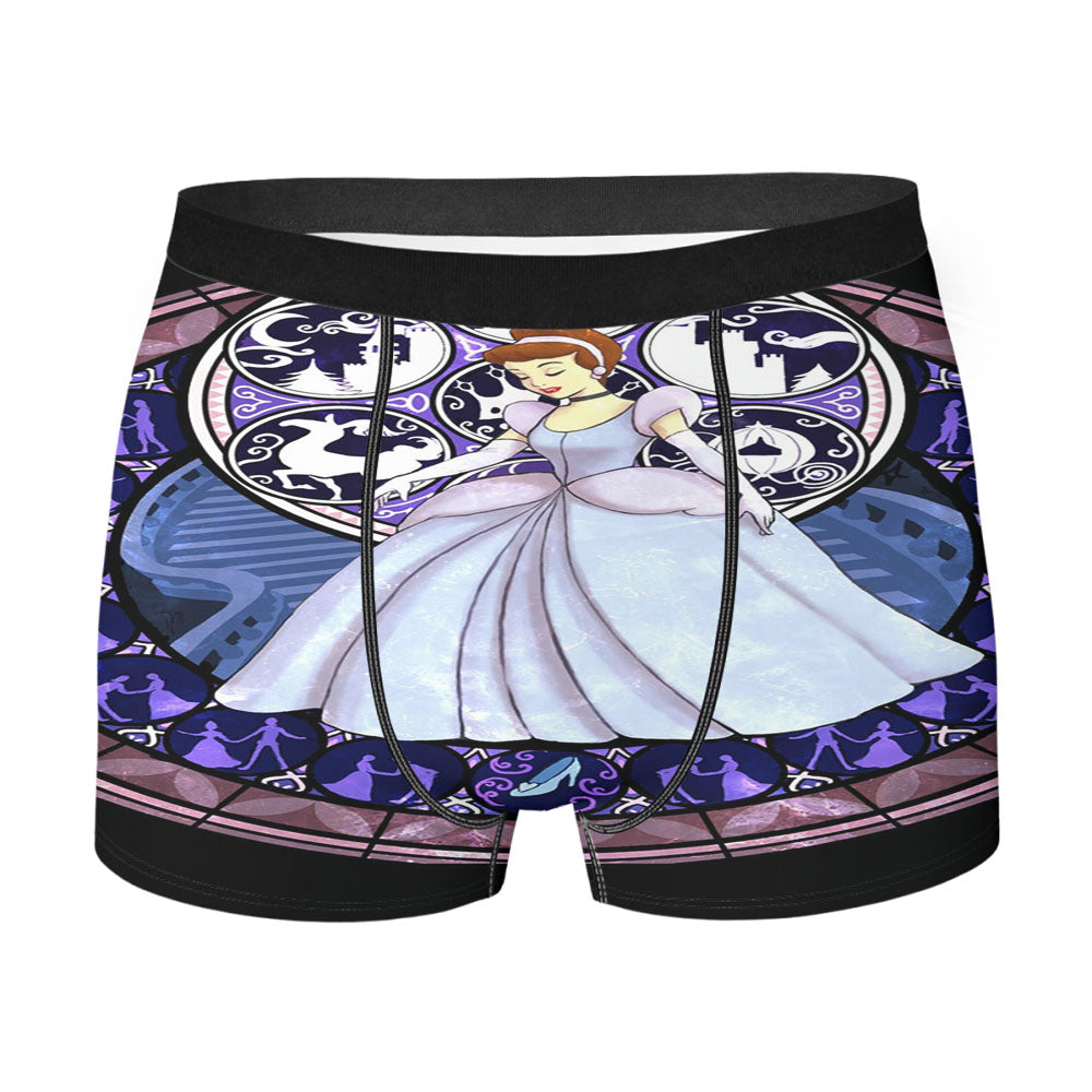 Cinderella Stained Glass 2 Men'S Boxer Briefs