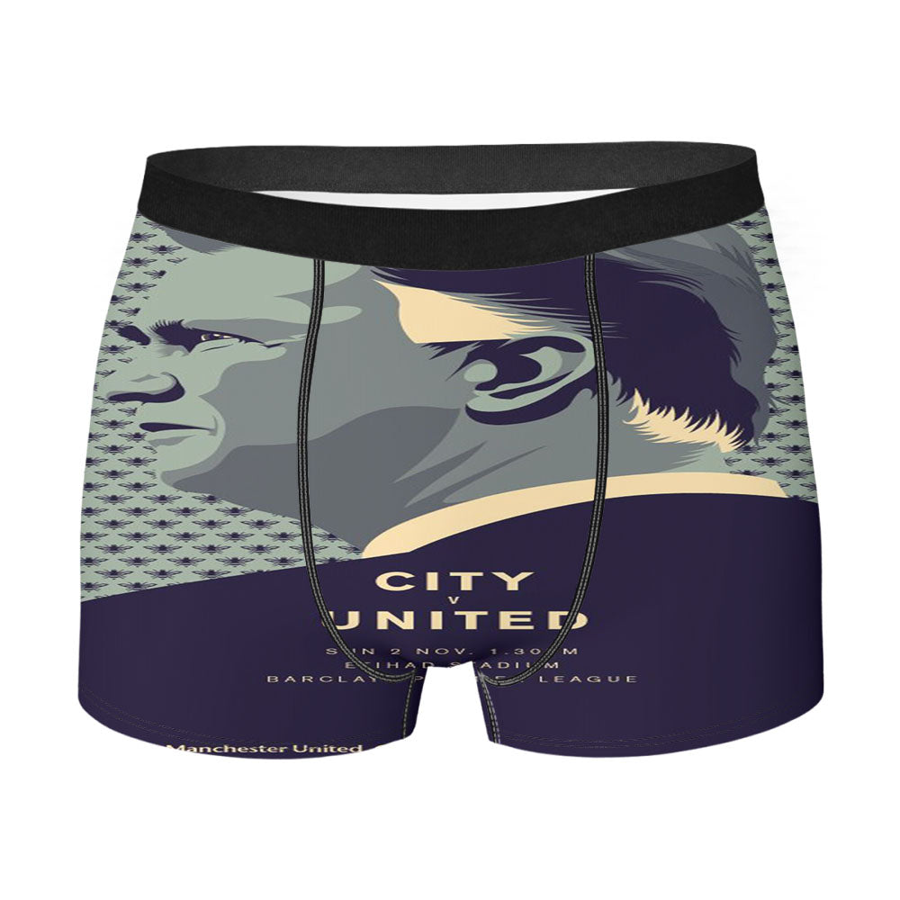 City Vs United Men'S Boxer Briefs