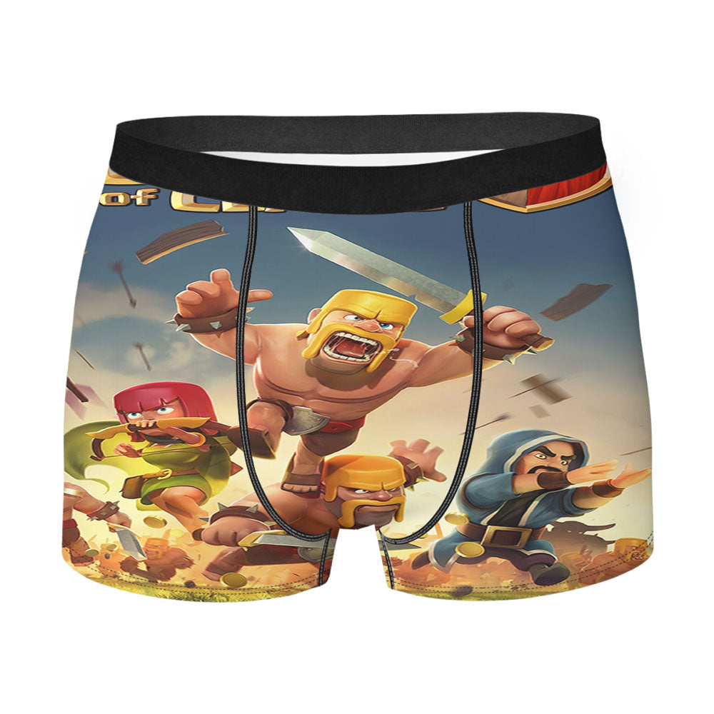 Clash Of Clans Battle Men'S Boxer Briefs