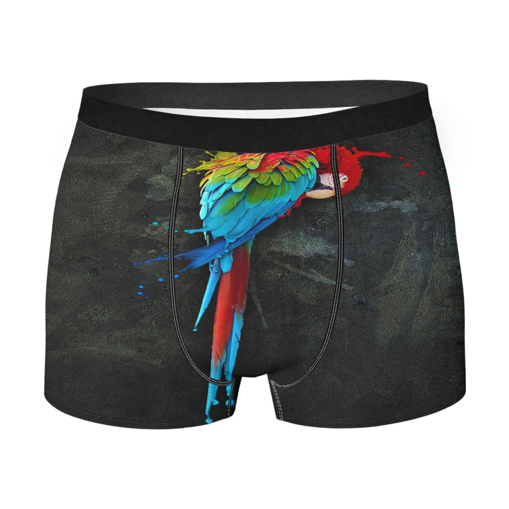 Cockatoo Bird Paint Men'S Boxer Briefs
