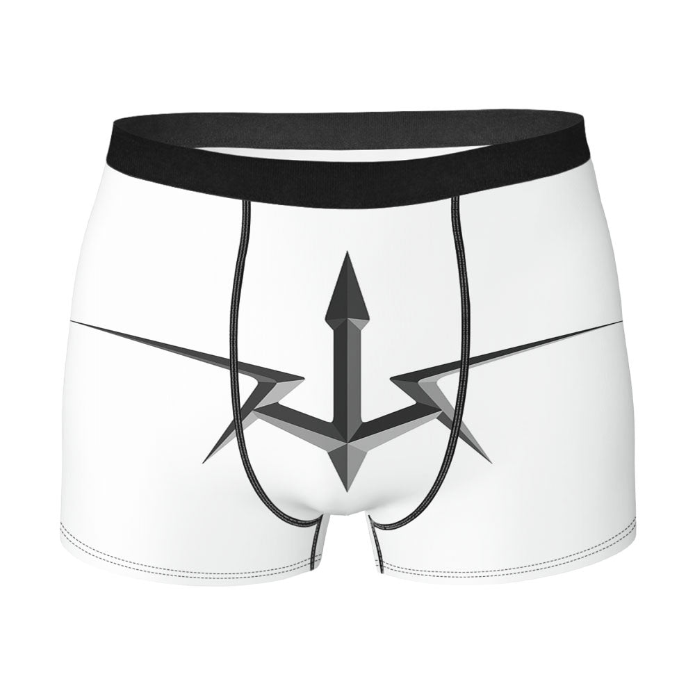 Code Geass Logo White Men'S Boxer Briefs