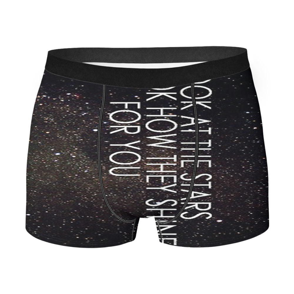 Coldplay The Scientist Quotes Men'S Boxer Briefs