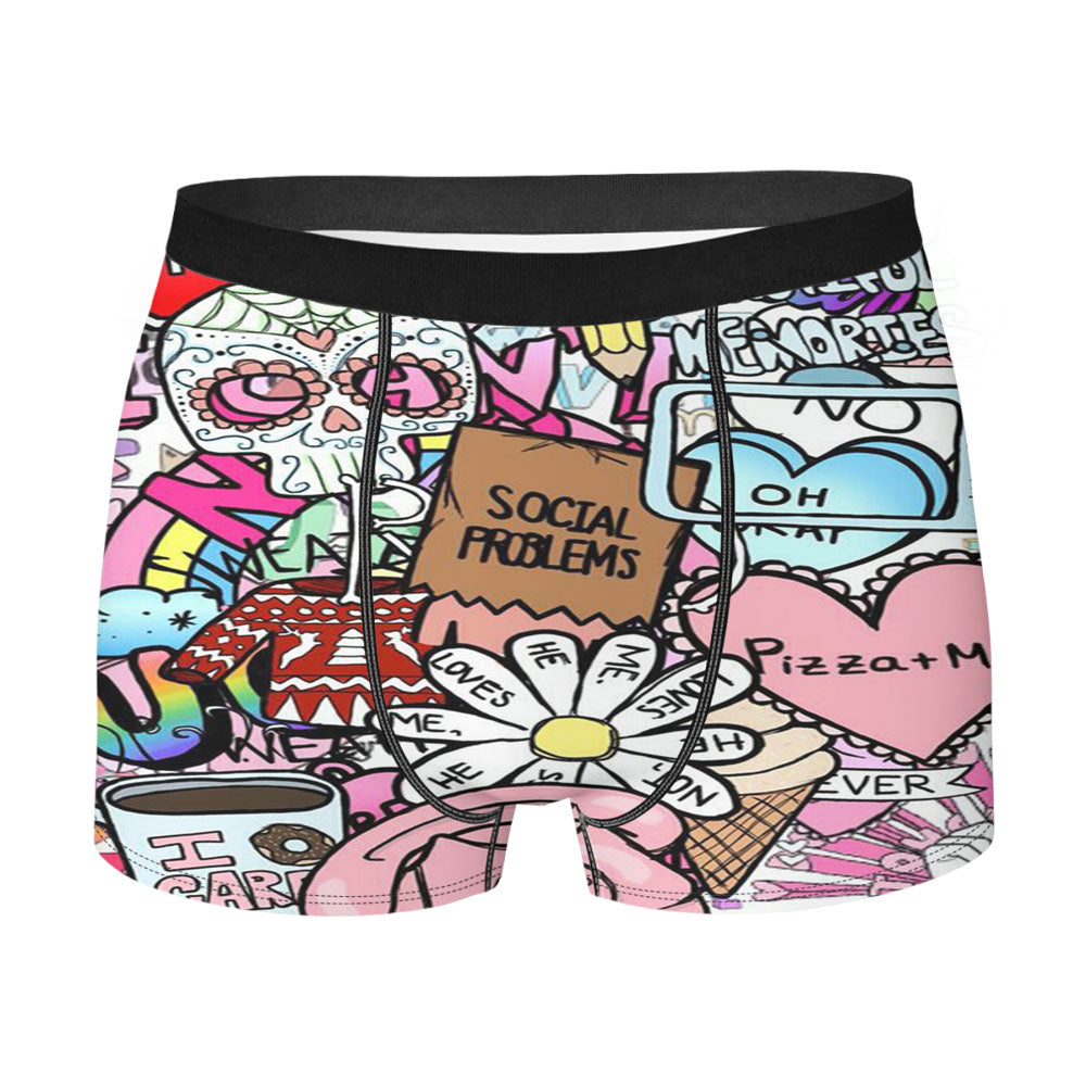 Collection Art Punish Cute Men'S Boxer Briefs