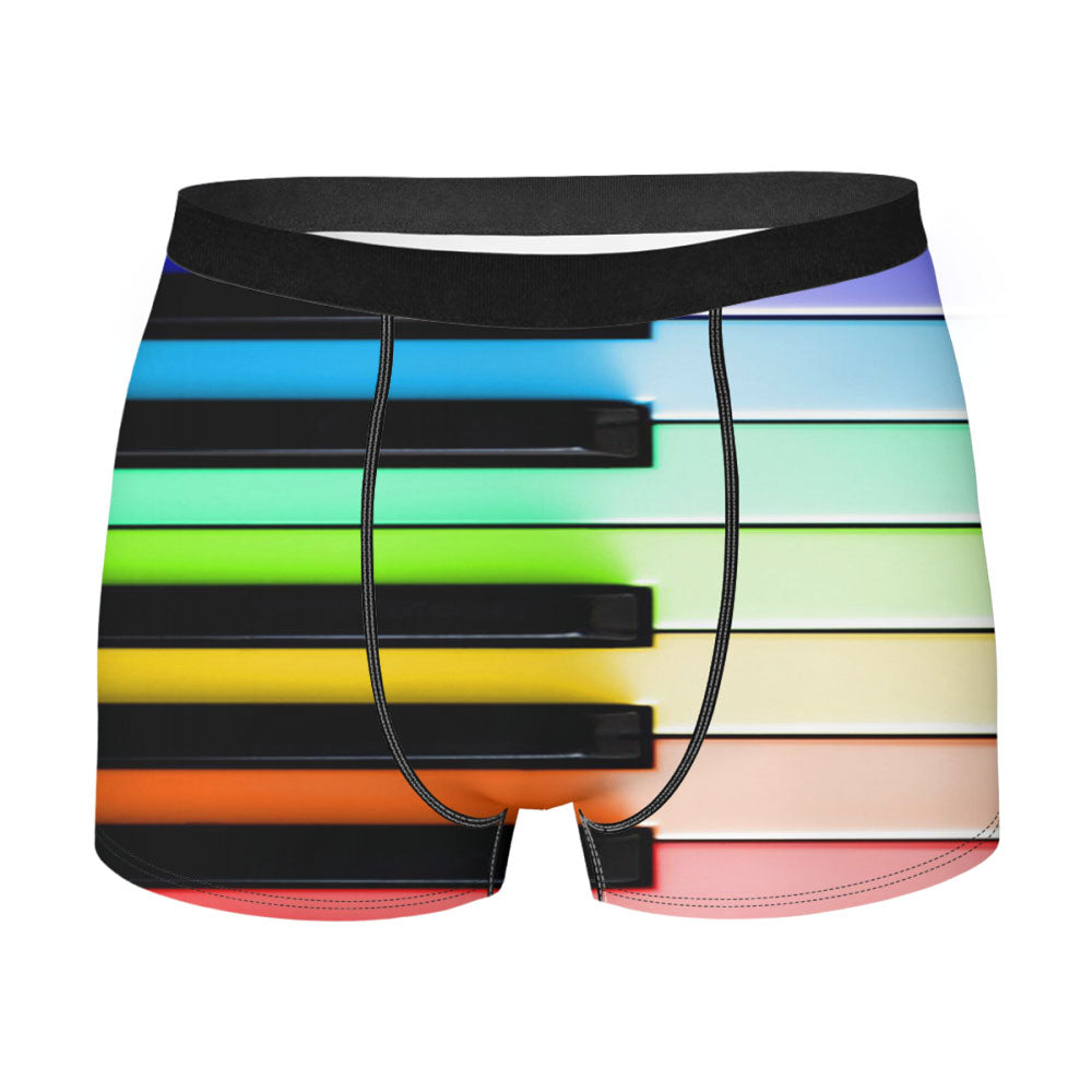 Colorful Piano Keys Cute Rainbow Men'S Boxer Briefs