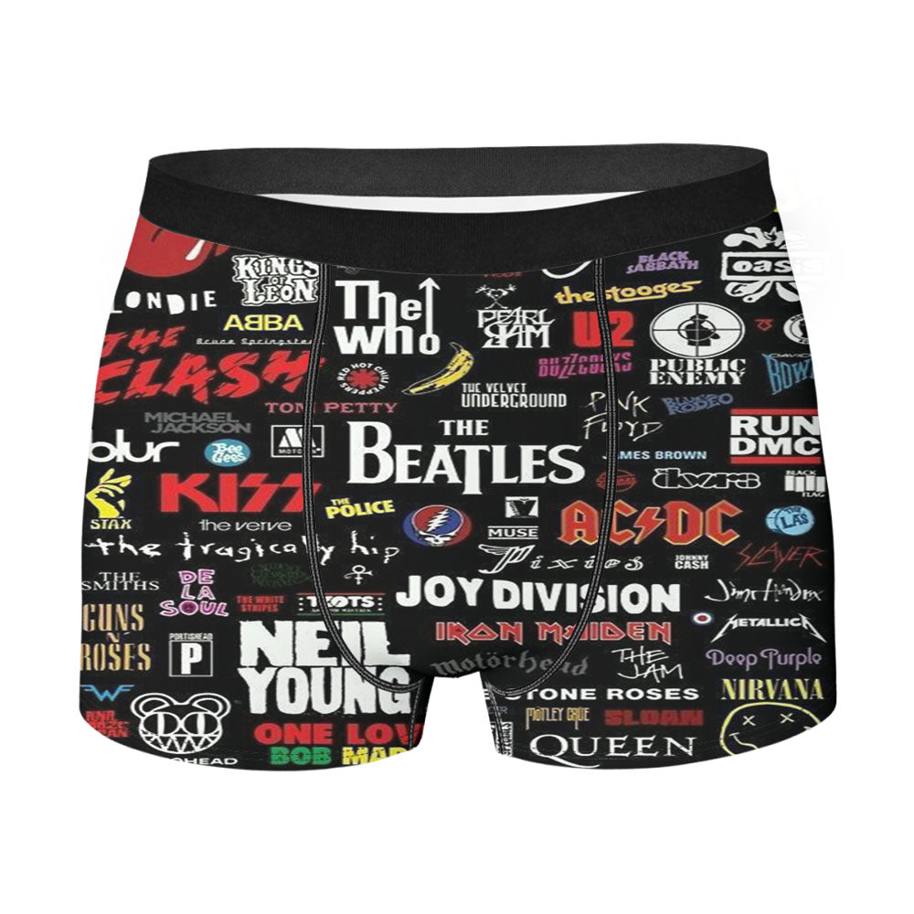 Compilation Band Men'S Boxer Briefs