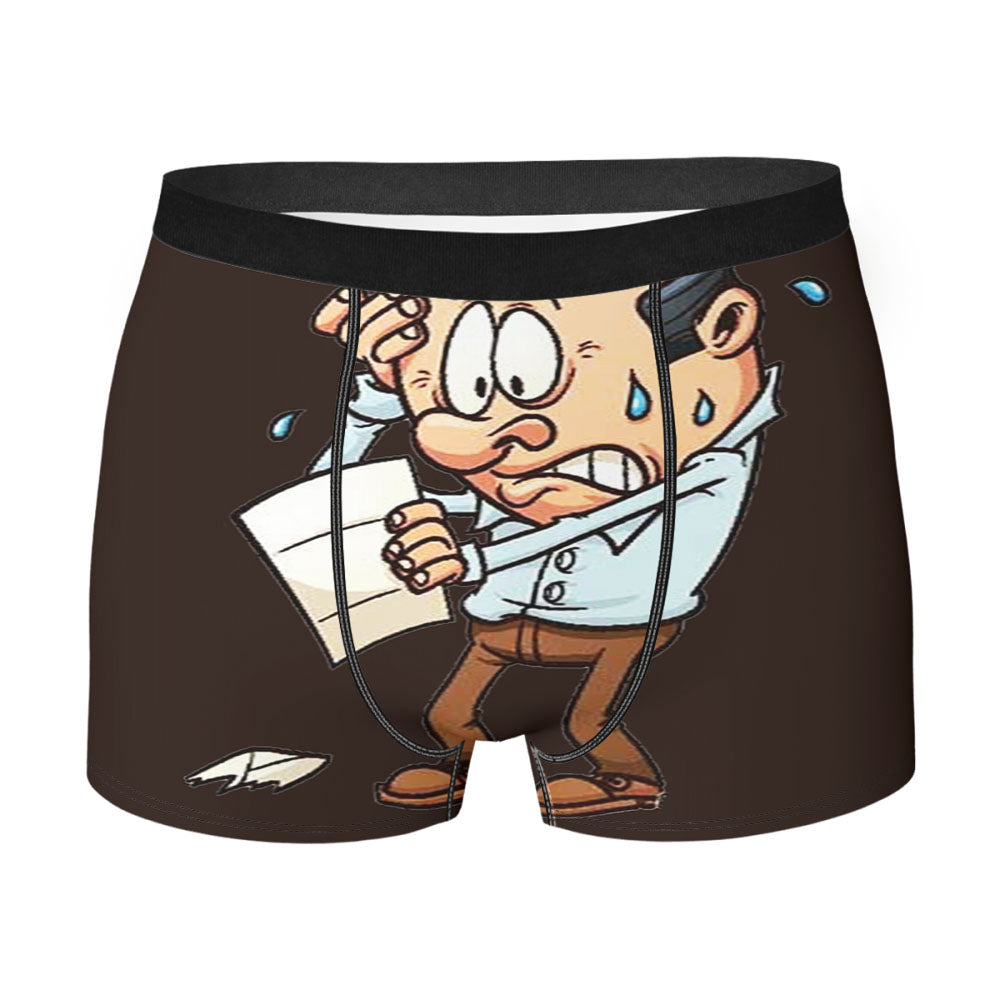 Confused Man Men'S Boxer Briefs