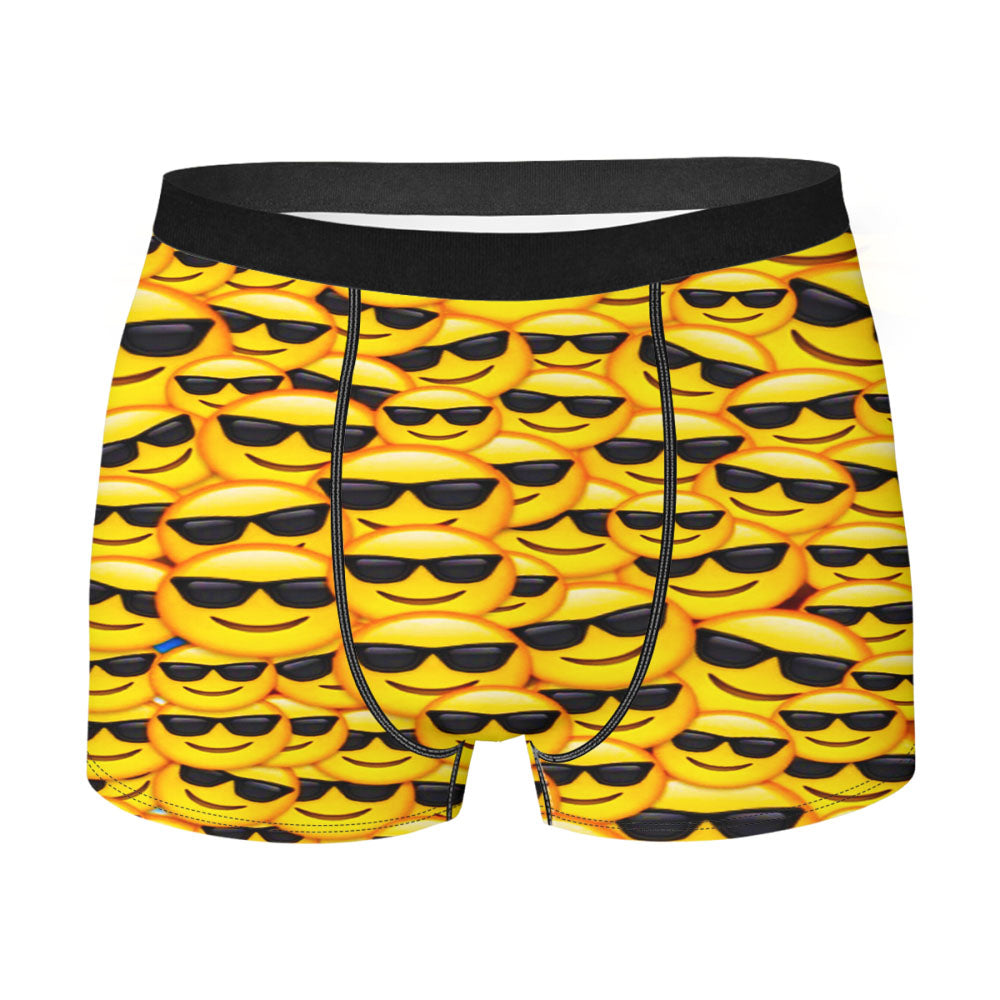 Cool Emoticons Men'S Boxer Briefs