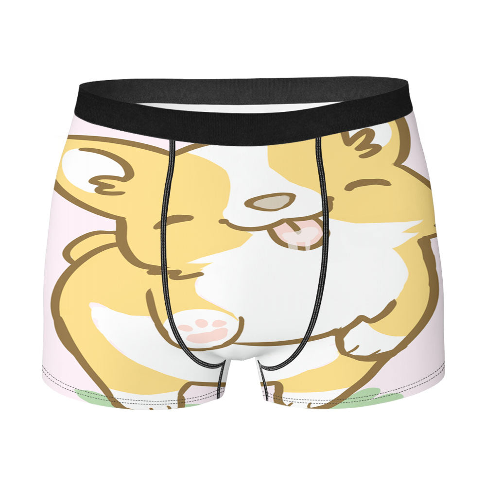 Corgi Valentine Men'S Boxer Briefs