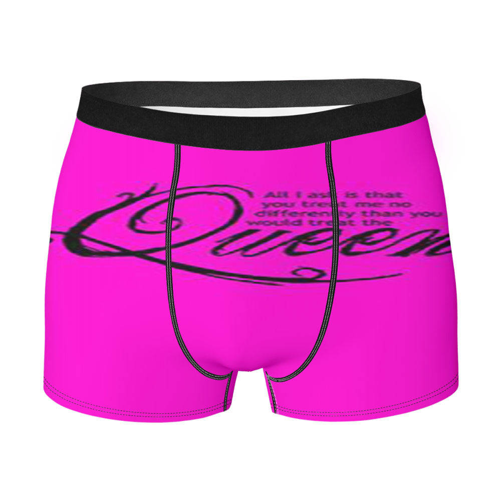 Couple Queen Quote Men'S Boxer Briefs