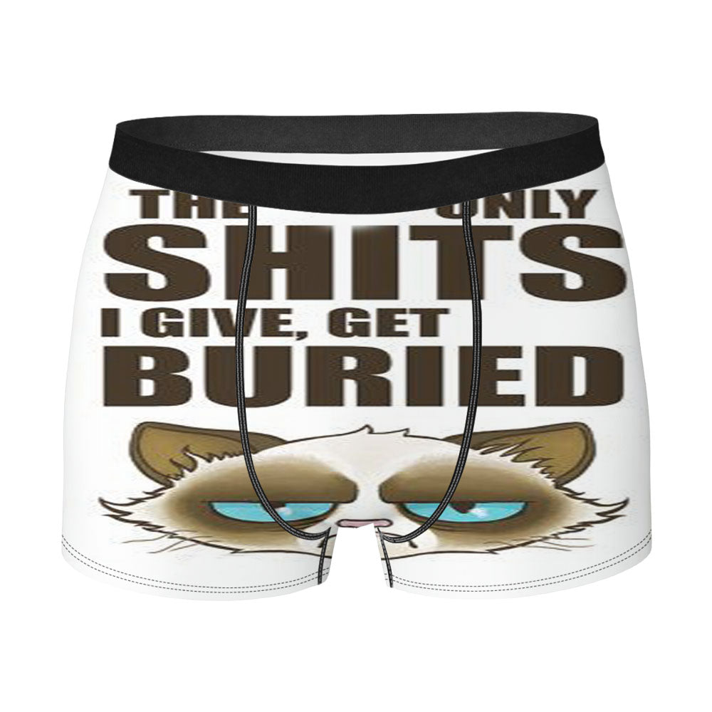 Cranky Cat Men'S Boxer Briefs