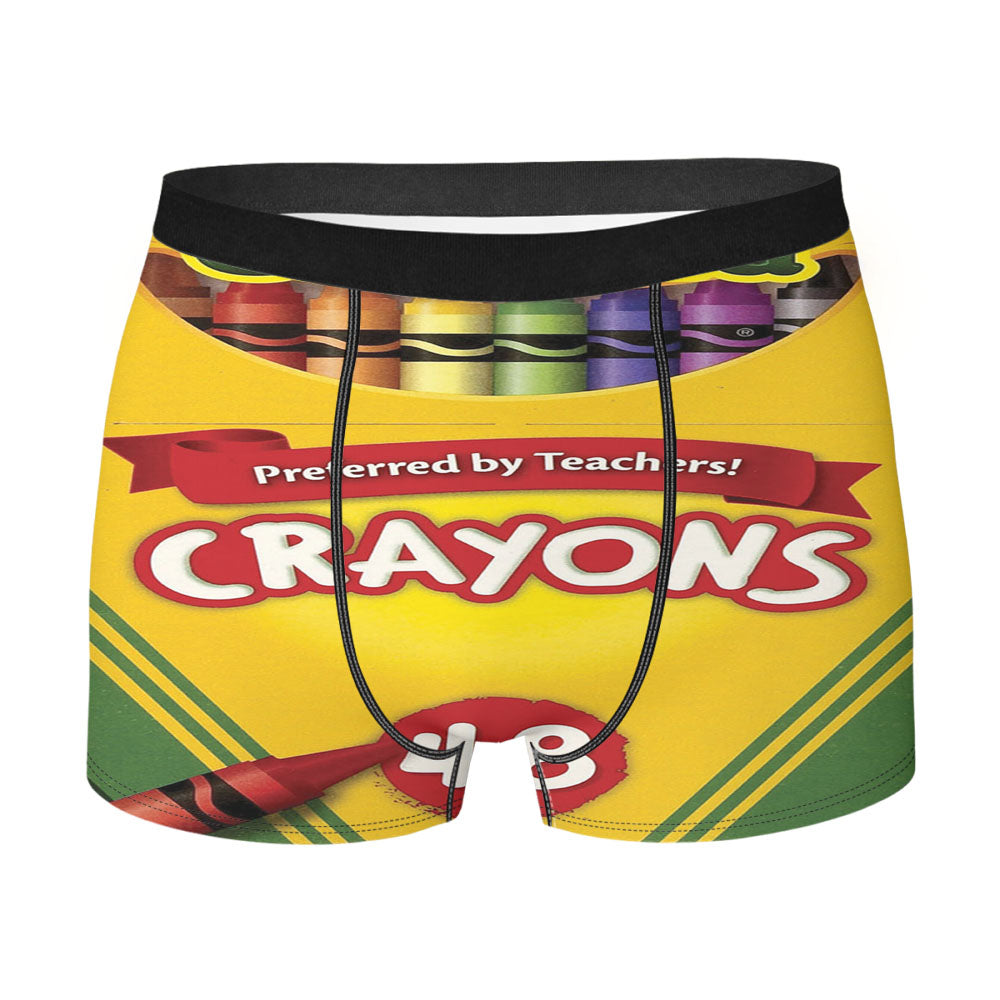 Crayola Crayons Men'S Boxer Briefs