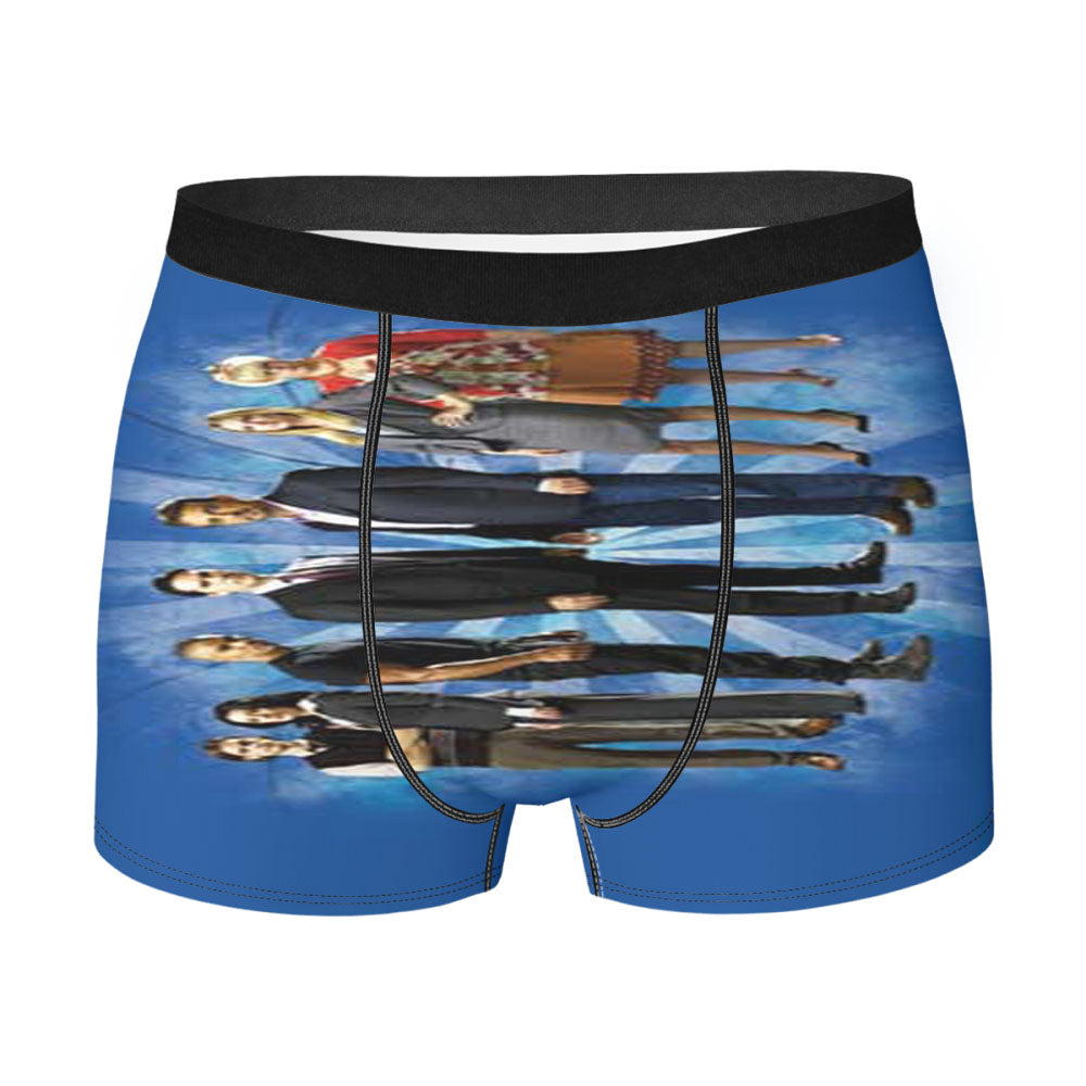 Criminal Minds Blue Radial Men'S Boxer Briefs