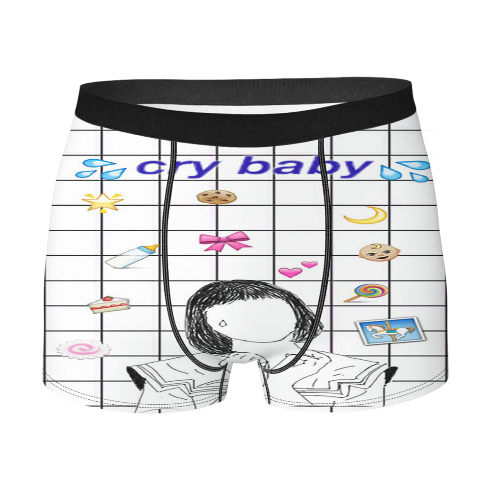 Cry Baby Emojis Men'S Boxer Briefs