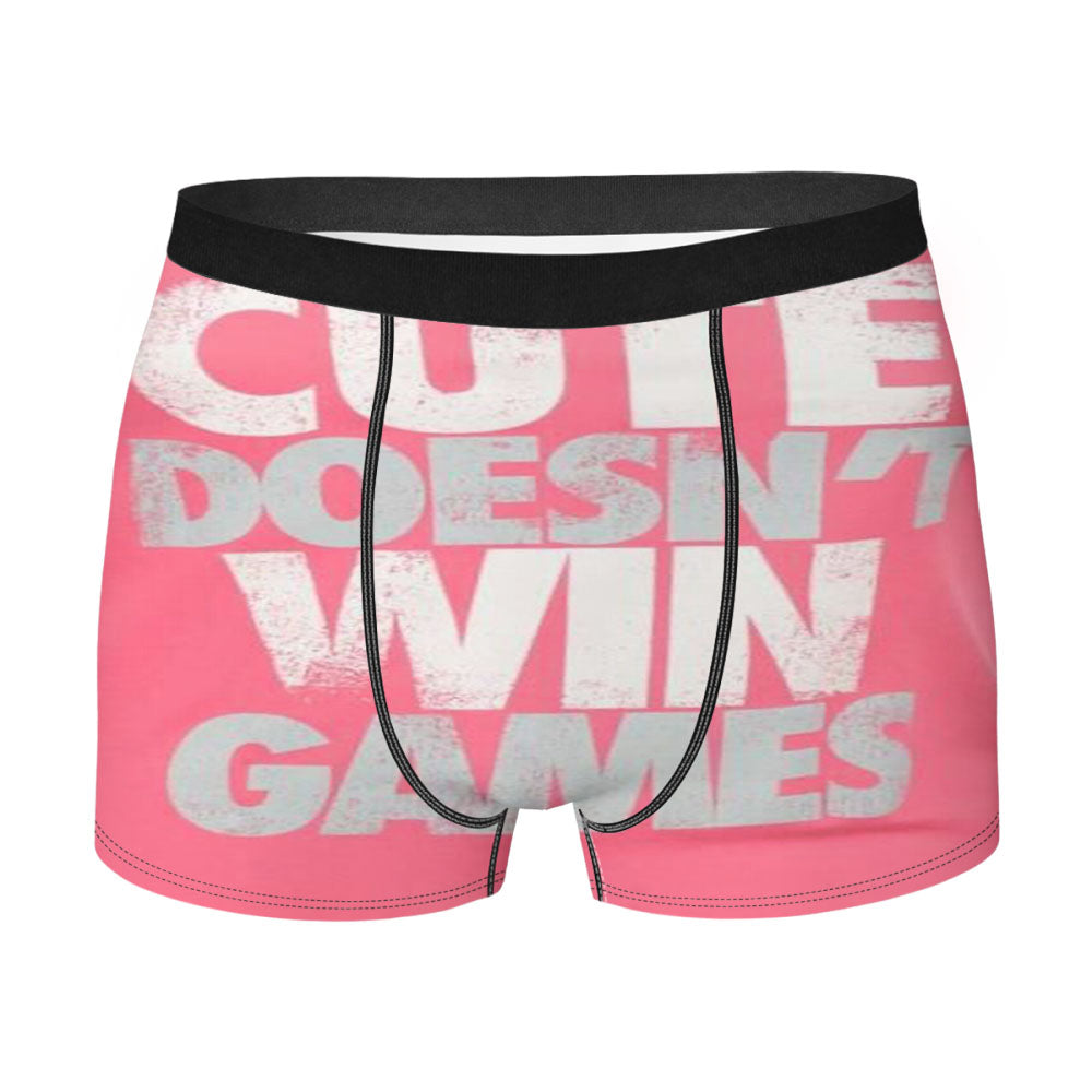 Cute Doesnt Win Games Men'S Boxer Briefs