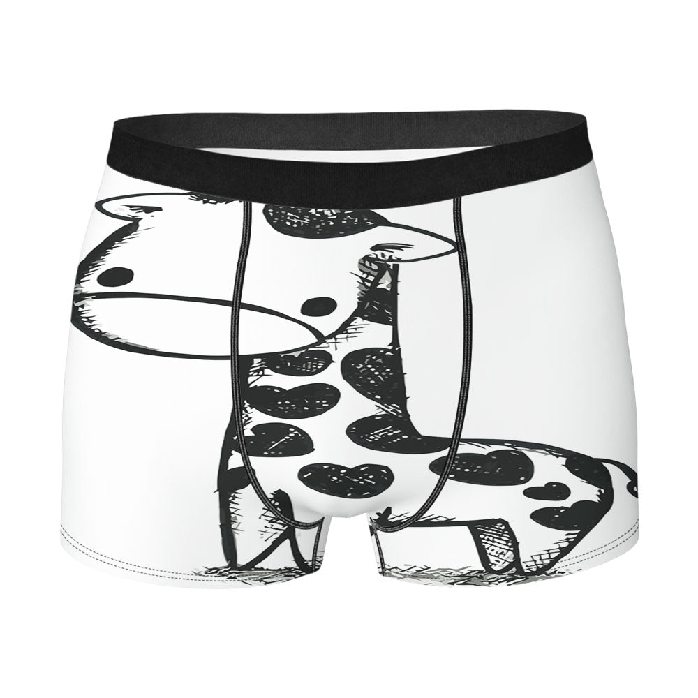 Cute Giraffe Men'S Boxer Briefs