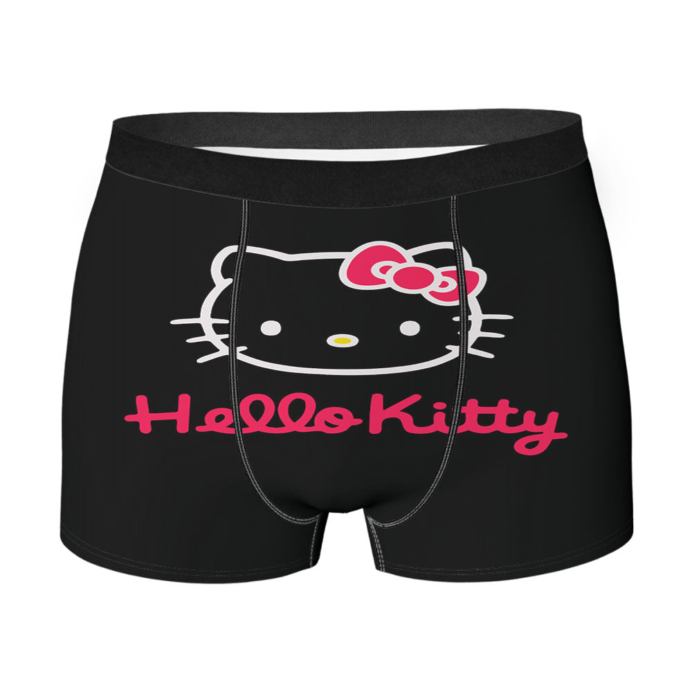 Cute Hello Kitty Men'S Boxer Briefs