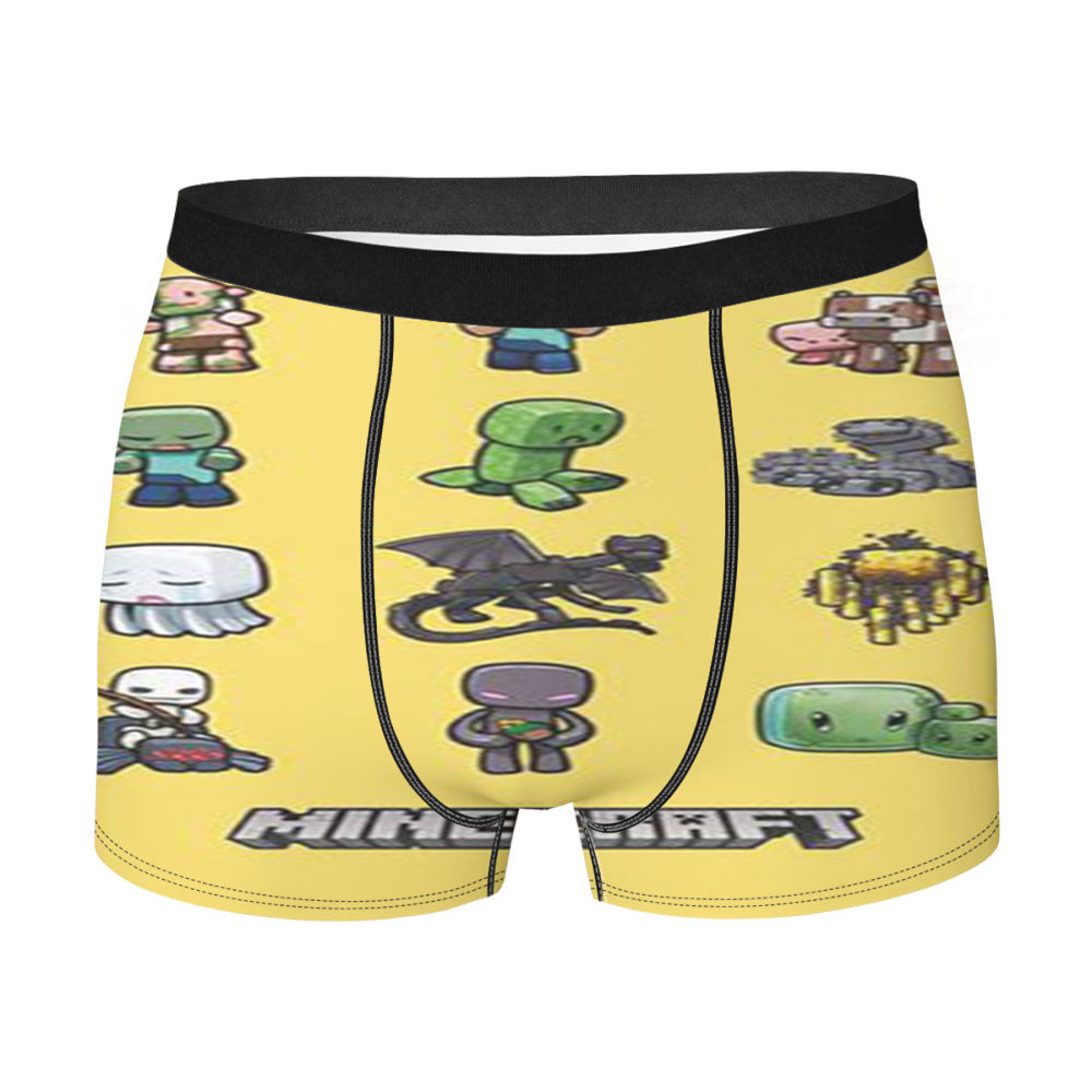 Cute Mining Craft Men'S Boxer Briefs