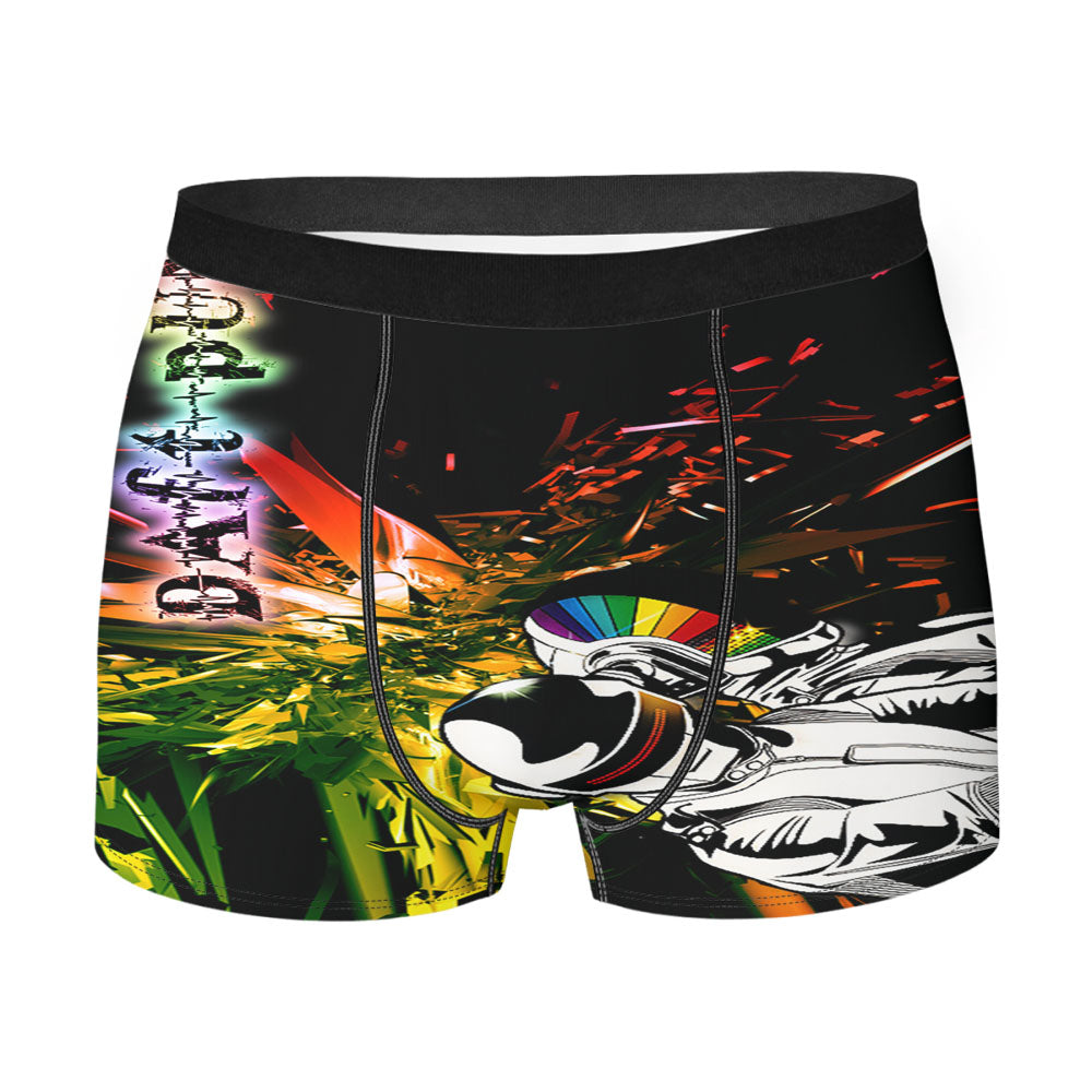 Daft Punk Colorful Men'S Boxer Briefs