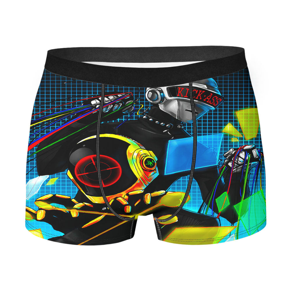 Daft Punk Kick Ass Men'S Boxer Briefs