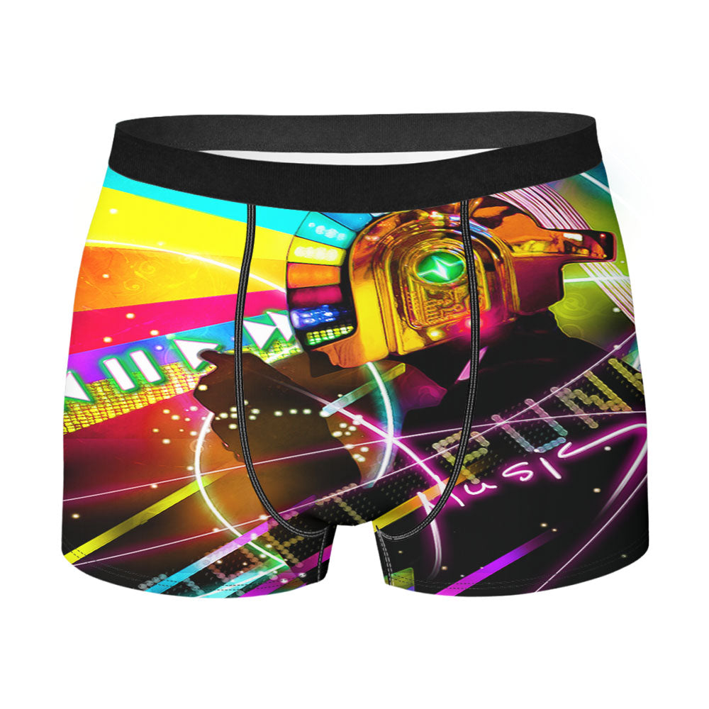 Daft Punk Music Colorful Men'S Boxer Briefs