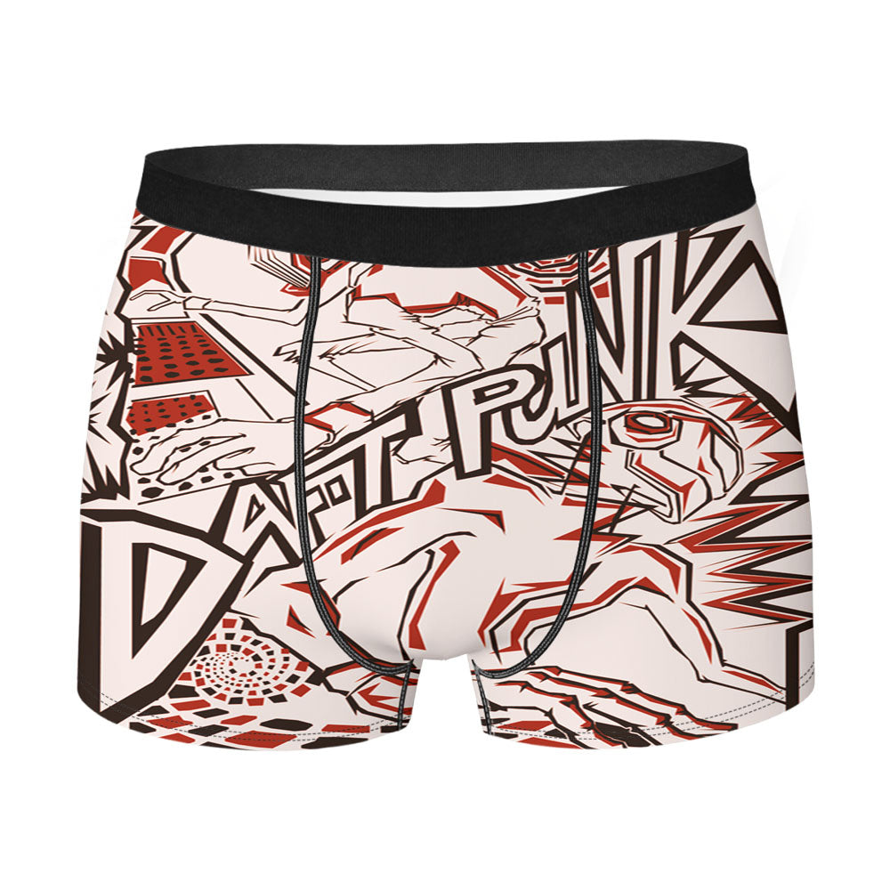 Daft Punk On Stage White Men'S Boxer Briefs