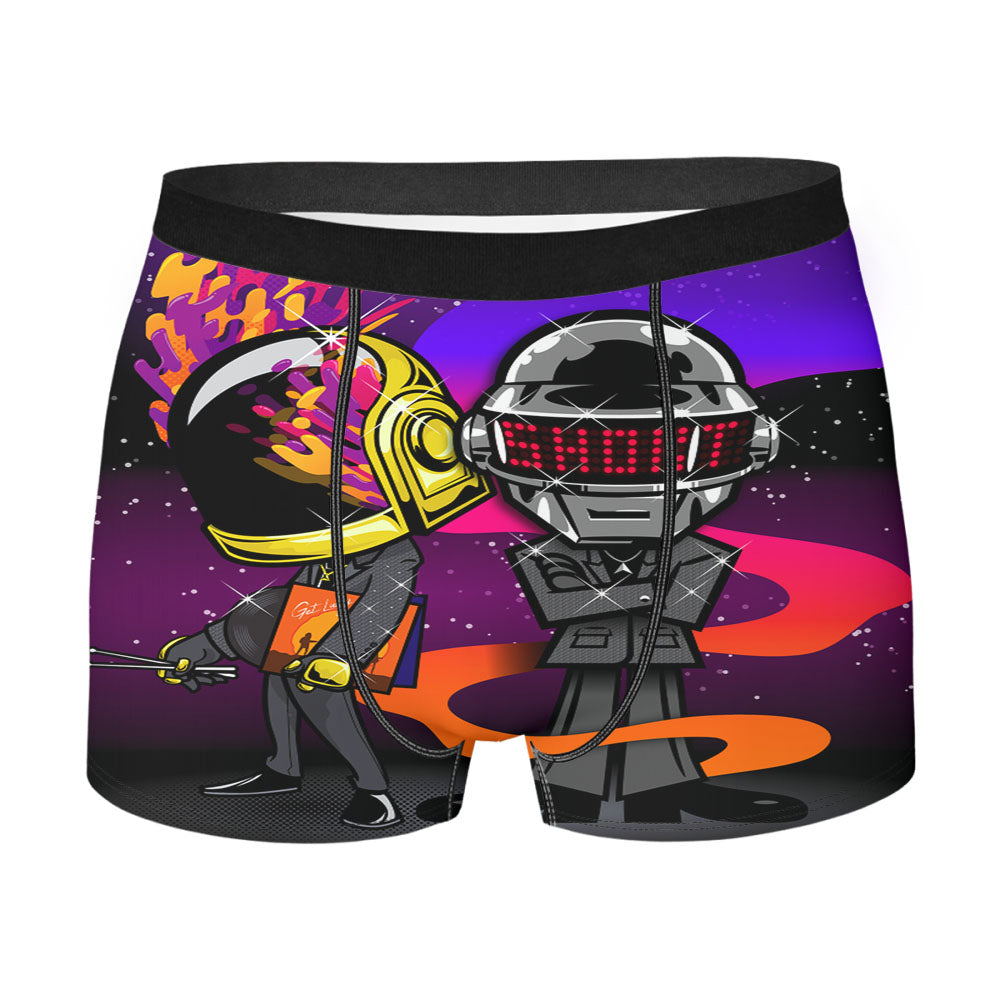 Daft Punk Short Men'S Boxer Briefs