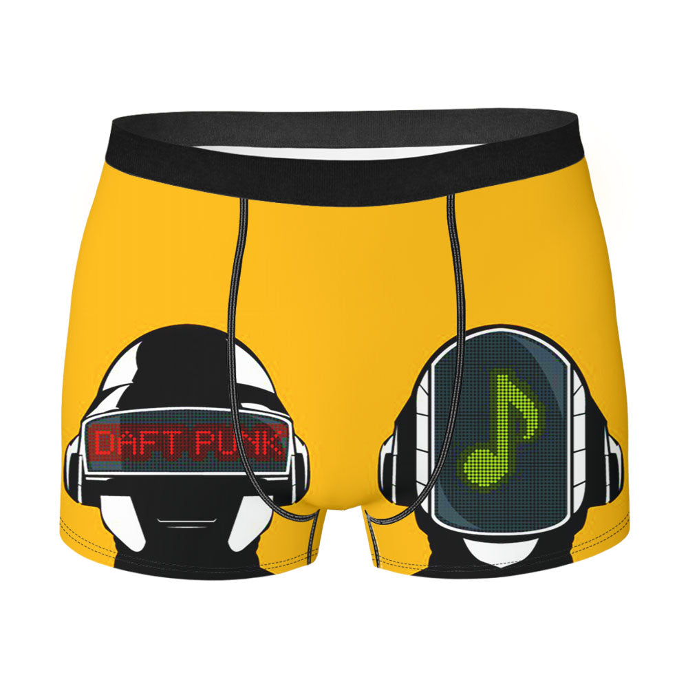 Daft Punk Yellow Vector Men'S Boxer Briefs