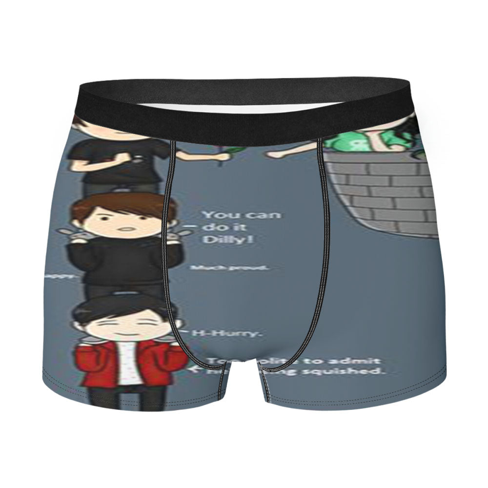 Dan, Phil And Dilitha Men'S Boxer Briefs