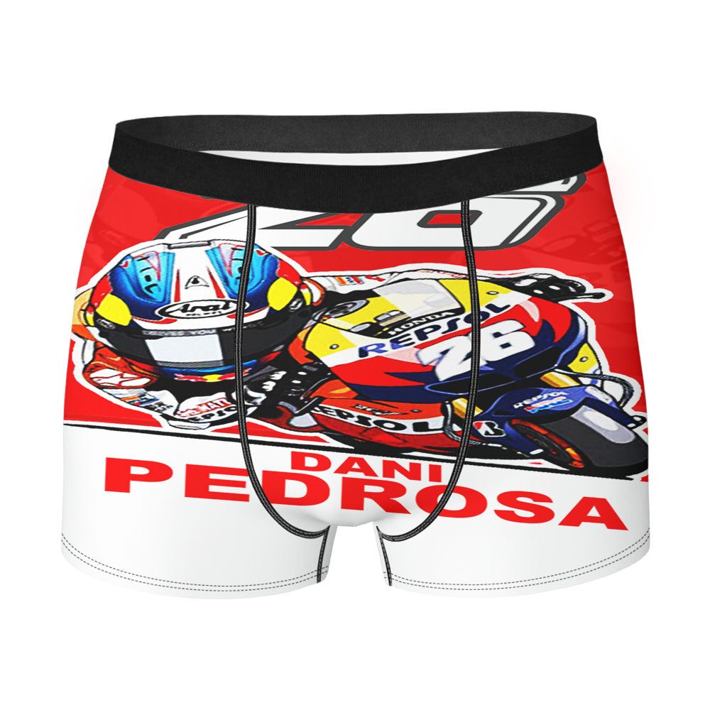 Dani Pedrosa Motogp Caricature Repsol Honda Men'S Boxer Briefs