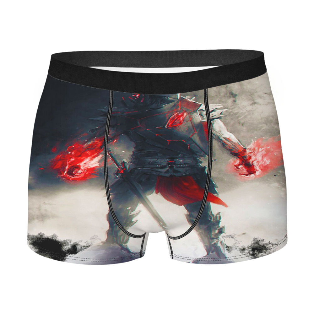 Dark Warrior Red Aura Men'S Boxer Briefs
